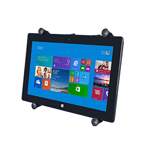 RAM Mounts RAM-HOL-UN9U X-Grip Universal Holder for 9-11 Tablets Compatible with RAM B 1 and C 1.5 Size Round Ball Bases