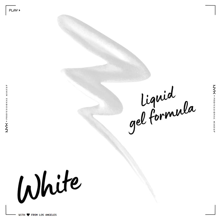 PROFESSIONAL MAKEUP Epic Wear Liquid Liner, Waterproof Eyeliner, Up To 3 Day Wear, White