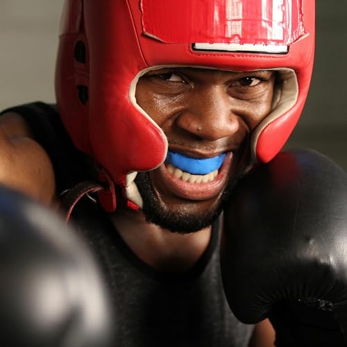 Max Mouthguard, Charcoal Black - 2.4mm Thin - Custom-Molded Fit - Slim Design - Remoldable Up to 20 Times - for Impact Sports - Non Toxic - Works with Braces