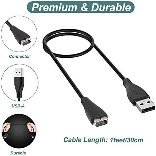 Charger for Fitbit Charge HR, Replacement Charging Cable Cord for Fitbit Charge HR (30cm/1ft)