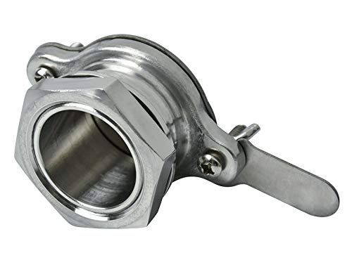 Honey Gate Valve Honey Tap Stainless Steel Honey Gate Honey Bucket Accessories Honey Valve Tool Beekeeping Tool for Honey Extractor or Bottling Equipment