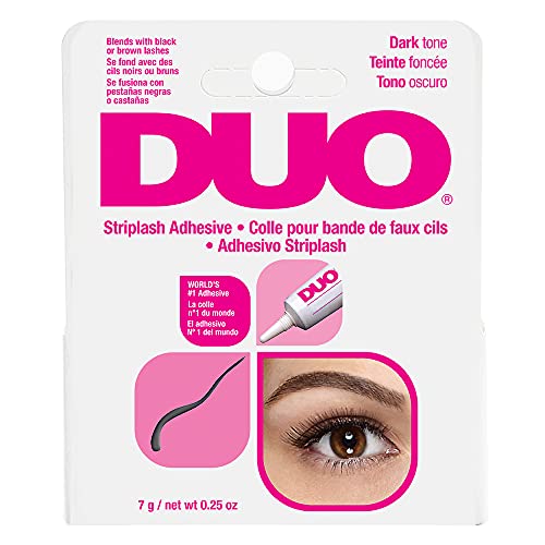 Strip Eyelash Adhesive for Strip Lashes, Dark Tone, 0.25 oz, 1-Pack