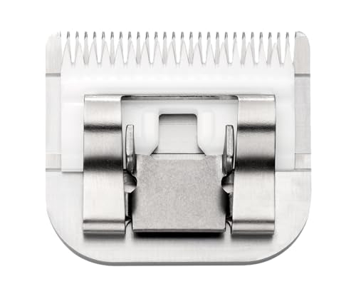 – 64315, Ceramic Edge Detachable Pet Clipper Blade – Carbon-Infused Steel with Sharp Cutting Tech, Runs Cooler & Stays Sharper, Resists Rust & Heat, Size-10 - Fits AG, AGC & BDC Series, Chrome