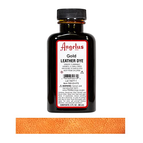 Leather Dye, 3 oz, Gold 28 Count