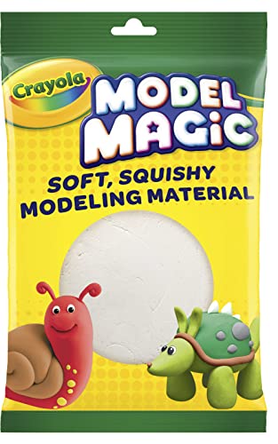 Model Magic White, Modeling Clay Alternative, At Home Crafts for Kids, 4 oz