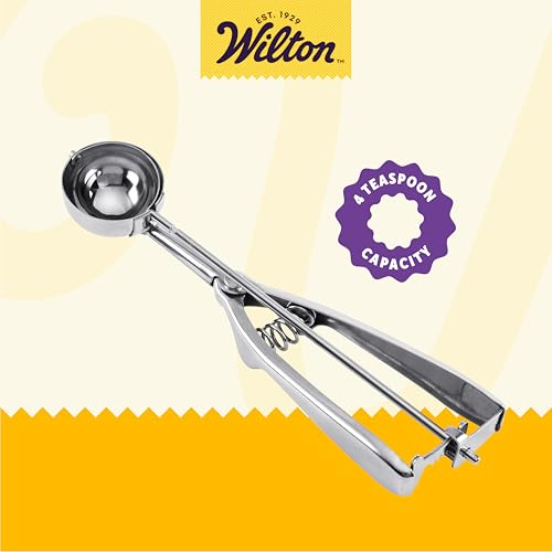 Stainless Steel Cookie Scoop, 1 Count (Pack of 1), Silver