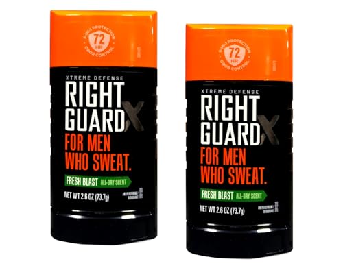 Xtreme Defense 5 Anti-Perspirant & Deodorant, Fresh Blast 2.60 oz ( Packs of 2)