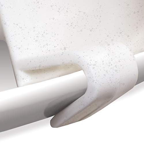 White Clip-on Food Guard for 9 – 10 Inch Plates