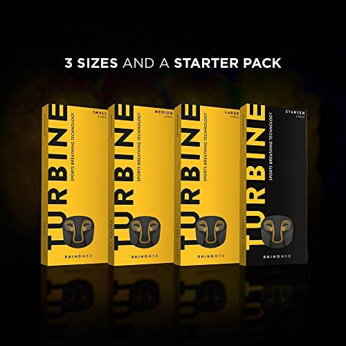 Turbine Nasal Dilator for Athletic Breathing - Large 3pk - Adult Stocking Stuffers - Improves Airflow During Exercise - Nasal Dilators for Exercise - Internal Nasal Dilator - Lightweight