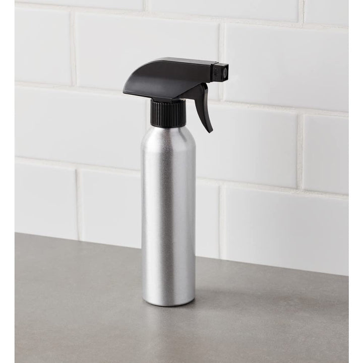 Spray Bottle, Silver, 8 Ounce