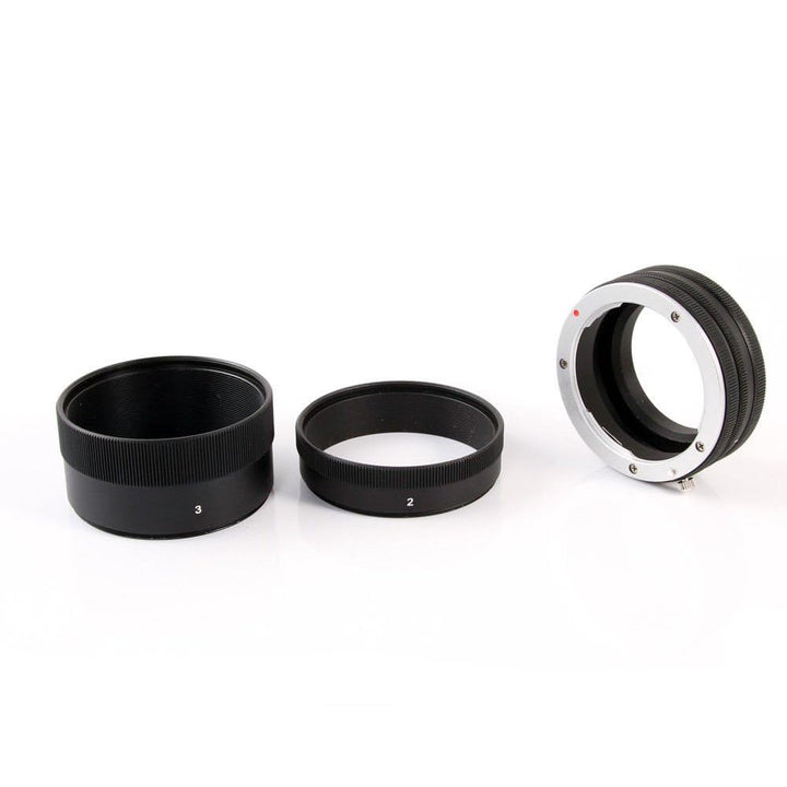 Macro Extension Tube Ring Kit for Sony E-Mount Camera Lens NEX-5R 5T 5N NEX-6 NEX-7 a7 a7S a7R a7II a7SII a7RII a6500 a6300 a6000 a5100 a5000 a3500 FS700 VG30 VG900 for Close-up Photography
