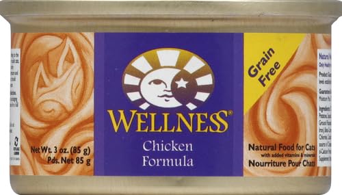 Complete Health Pate Adult Wet Cat Food, Natural, Protein-Rich, Grain Free, 3 Ounce, 24 Pack, (Chicken)