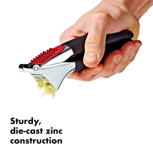 Good Grips Heavy Duty Garlic Press, Die-Cast Zinc, Black