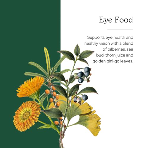 Eclectic Herb - Eye Food Powder | Vision Support, Superfood Vitamin and Mineral Supplement | Supports Eye Health | Bilberry + Gingko | Freeze Dried, Organic, Vegan, Non-GMO (4.9 oz | 138 g)