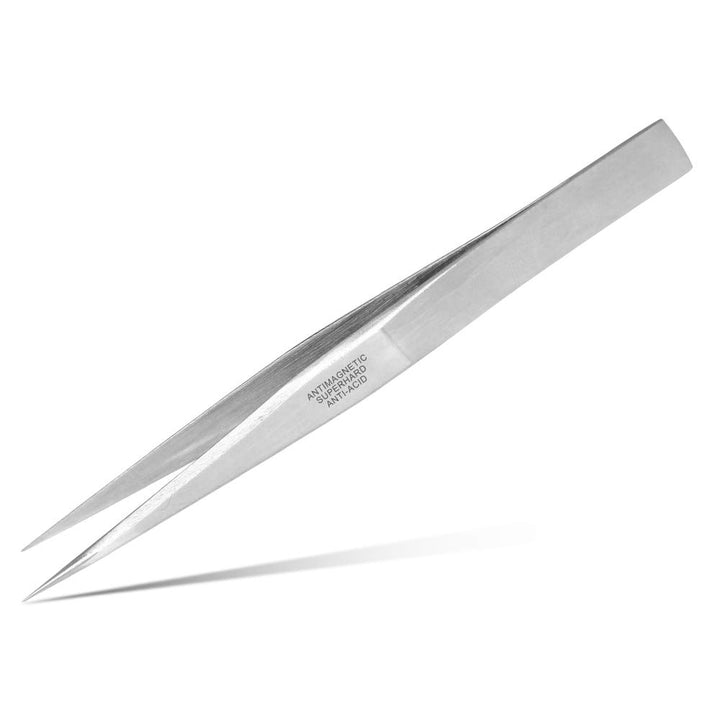 Tweezer Stainless Steel Non-magnetic Pointed Tip Professional Eyelash Eyebrow Switzerland Standard ST-16