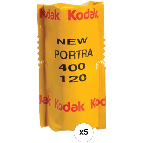 Portra 400 Professional ISO 400, 120 propack, Color Negative Film (5 Rolls per Pack)