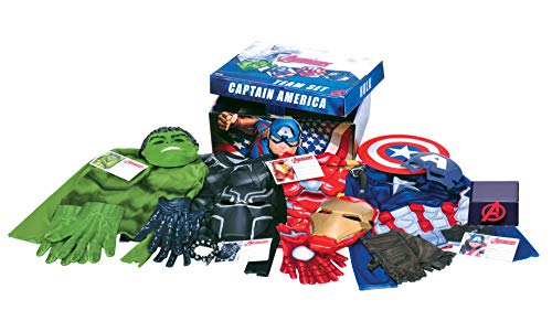 Imagine by Rubie's Marvel Avengers Play Trunk with Iron Man, Captain America, Hulk, Black Panther Costumes/Role Play * Amazon Exclusive, One Size
