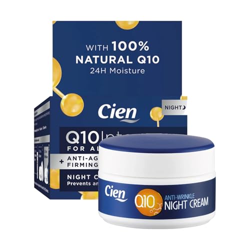 Set of 2 x 50 ml Anti-Wrinkle DAY + NIGHT CREAM - with q10, Hyaluronic Acid & Vitamin E