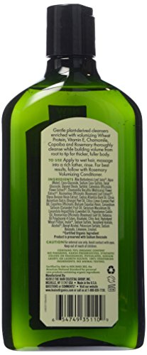 Shampoo, Volumizing Rosemary, 11 Oz