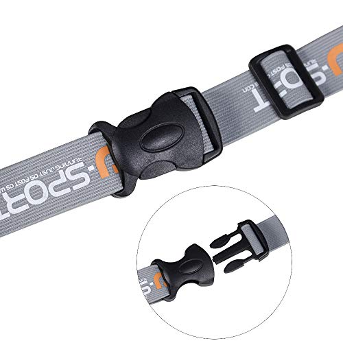Race Number Belt - Triathlon Race Belt BIB Holder with 6 Energy Gel Loops for Triathalon, Marathon, Running and Cycling