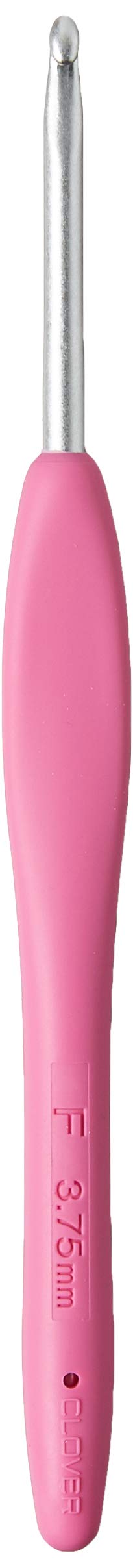 1044/F Pink Amour Crochet Hook, Size F, 3.75mm
