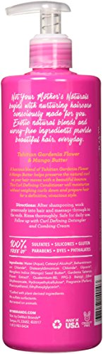 Not Your Mother's Naturals Tahitian Gardenia Flower Butter Curl Defining Conditioner, Basic, Mango, 16 Fl Oz