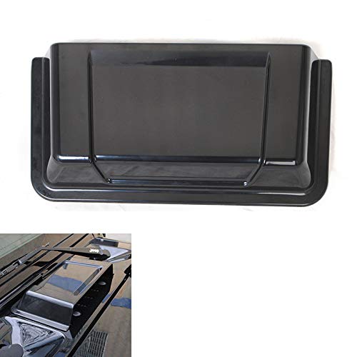 Hood Vent Hood Scoop Vent Cover for 1997-2017 Jeep Wrangler TJ JK Unlimited (Black)