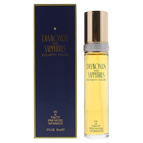 (elk2h) Diamonds & Sapphires Eau De Toilette Spray 1.7 Oz/ 50 Ml for Women By , 1.7 Fl Oz