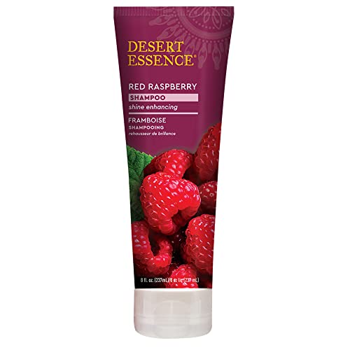 Red Raspberry Shampoo - 8 Fl Ounce - Gloss & Shine Enhancing - Strengthens Hair - Removes Everyday Pollutants - Vitamin A & C - Calcium - Magnesium