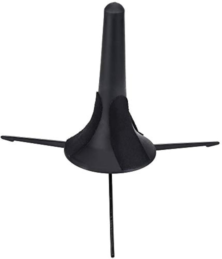 Black Portable Trumpet Stand Holder Metal Tripod Holder Stand Foldable - 6.7 x4.5