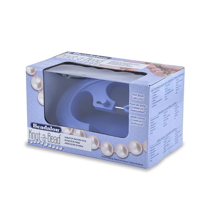 Knot-A-Bead, Tabletop Knotter Tool, Blue