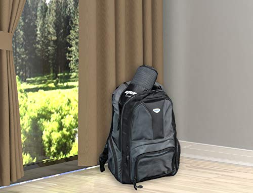 2-Pack Microfiber Fast Drying Travel Gym Towels, Grey, (60''x30'', 24''x15'')