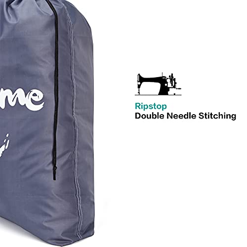 2 Pack XL Wash Me Travel Laundry Bag, Dirty Clothes Organizer, Large Enough to Hold 4 Loads of Laundry, Easy Fit a Laundry Hamper or Basket