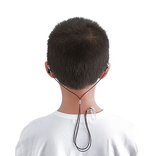 BTE Hearing Aid Clips Otoclip for Adults and Kids with 7mm 9mm 11mm Silicone Loops for BTE Hearing aids and Anti Lost Lanyard Cord and Carry case (Gray)