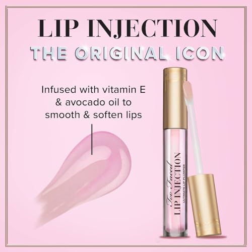 Lip Injection Plumping Lip Gloss | Volumizing, Vitamin E + Avocado Oil, 0.14 fl. oz.