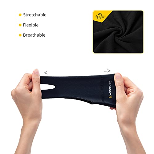 , Artist Glove, Drawing Glove Left Right Hand for Drawing Tablet, 2 Finger Glove for Drawing, Black Size S