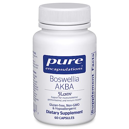 Boswellia AKBA - Supports Joint Health, Colon, Immune System, Gastrointestinal Tract & Cell Health* - with 5-LOXIN Boswellia Extract - Vegan & Non-GMO - 60 Capsules