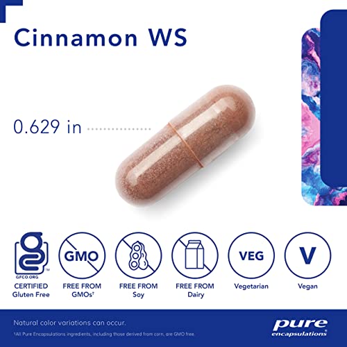 Cinnamon WS | Patented Water-Soluble Extract for Healthy Carbohydrate Metabolism | 120 Capsules