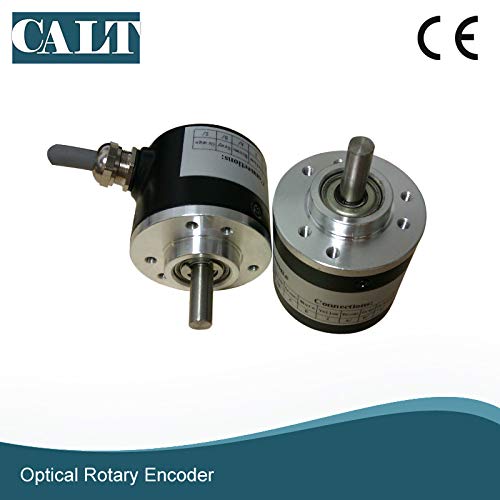 6mm Shaft Encoder 2000 PPR Pushpull HTL Line Driver Universal Output 6-way Signal 5-26Vdc Supply