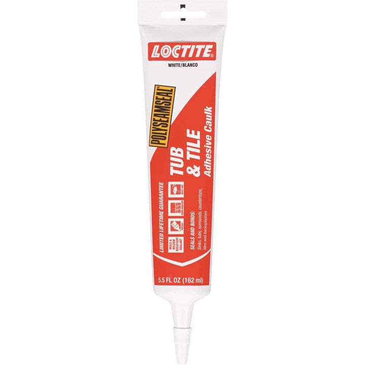Polyseamseal Tub & Tile Adhesive Caulk 5.5 Ounce