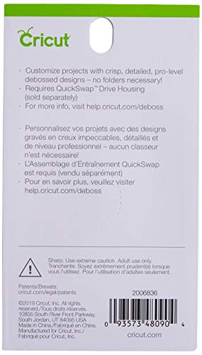 Tip, Fine QuickSwap Debossing, Silver