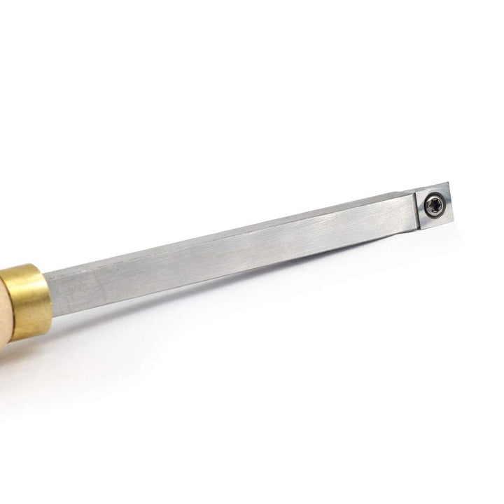 Carbide Woodturning Tool Mini Size (3 Piece Set) Includes Diamond Shape, Round and Square Turning Tools With Comfort Grip Handles Perfect For Turning Pens or Small to Mid-Size Turning Project