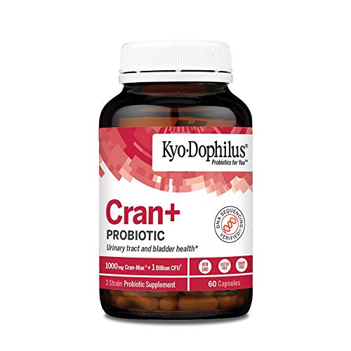 Kyo-Dophilus Cran+ Probiotic, Urinary Tract and Bladder Health*, 60 Capsules