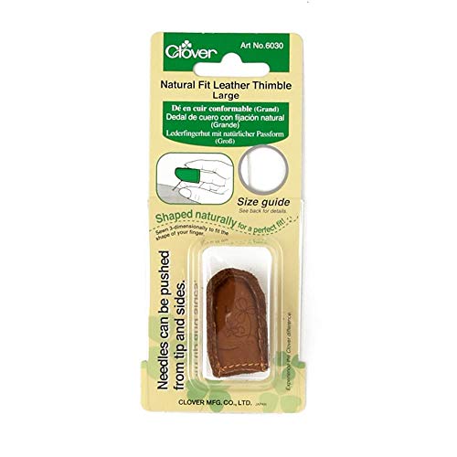Natural Fit Leather Thimble Large