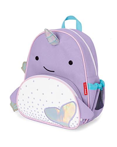 Toddler Backpack, Zoo Preschool Ages 3-4, Narwhal