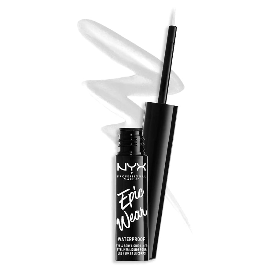 PROFESSIONAL MAKEUP Epic Wear Liquid Liner, Waterproof Eyeliner, Up To 3 Day Wear, White