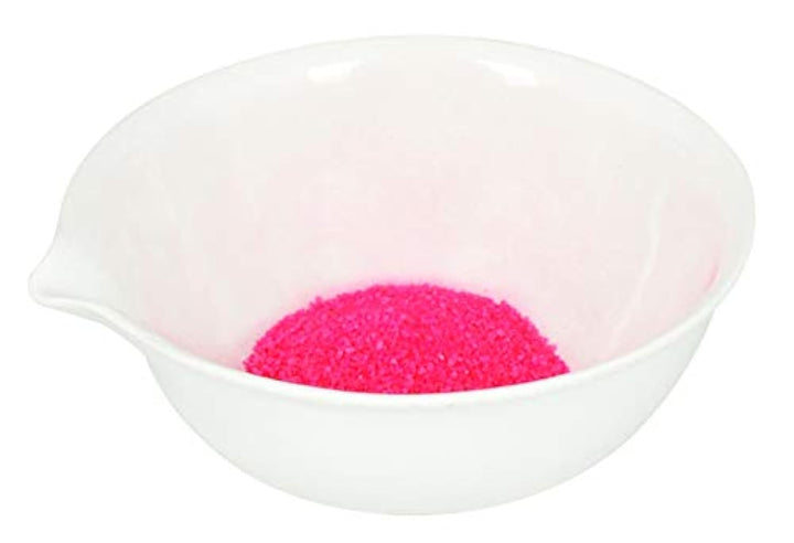 Evaporating Dish, 120ml, outer dia 94mm, Porcelain, round form with spout