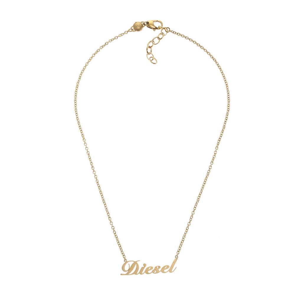 All-Gender Stainless Steel Chain Necklace, Color: Gold (Model: DX1372710)
