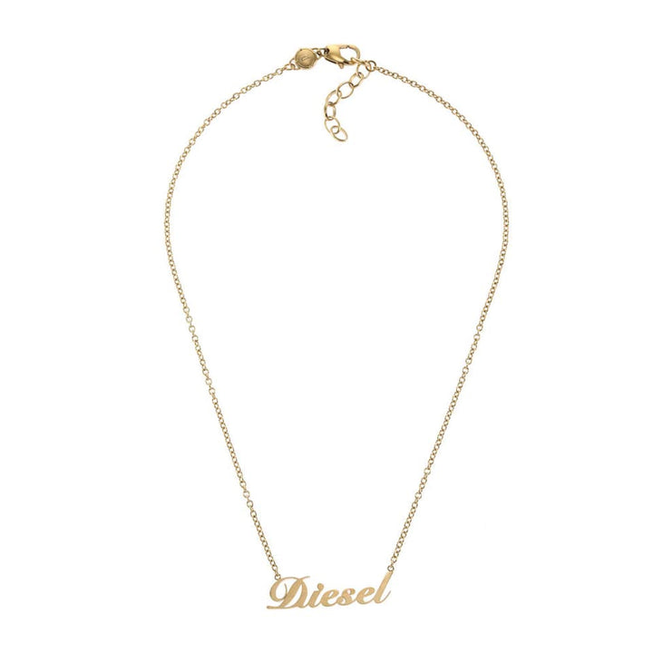 All-Gender Stainless Steel Chain Necklace, Color: Gold (Model: DX1372710)
