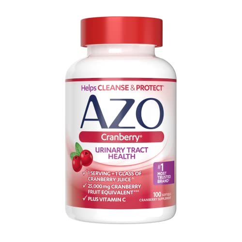 Cranberry Supplement, Made with Concentrated Whole Fruit Cranberry Powder to Help Cleanse and Protect the Urinary Tract*, Sugar Free Cranberry Pills, Non-GMO, 100 Softgels